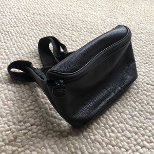 Longchamp Dark Brown Leather Belt Bag